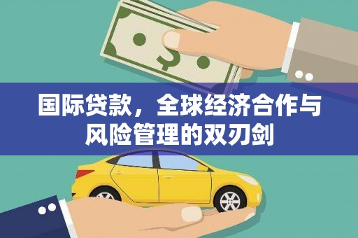 宛城国际贷款，全球经济合作与风险管理的双刃剑