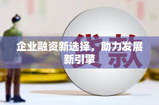 宛城企业融资新选择，助力发展新引擎