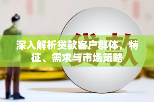 宛城深入解析贷款客户群体，特征、需求与市场策略