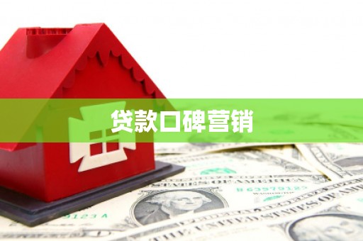 宛城贷款口碑营销