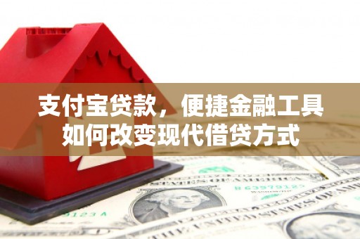 宛城支付宝贷款，便捷金融工具如何改变现代借贷方式