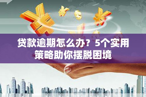 宛城贷款逾期怎么办？5个实用策略助你摆脱困境