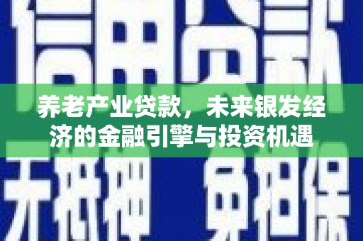 宛城养老产业贷款，未来银发经济的金融引擎与投资机遇