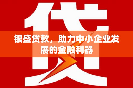宛城银盛贷款，助力中小企业发展的金融利器