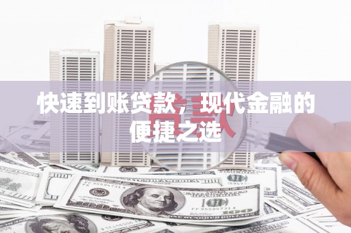宛城快速到账贷款，现代金融的便捷之选