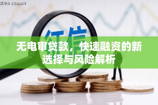 宛城无电审贷款，快速融资的新选择与风险解析