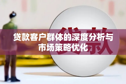宛城贷款客户群体的深度分析与市场策略优化