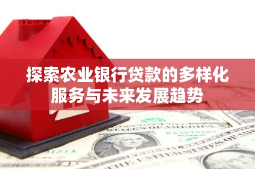 宛城探索农业银行贷款的多样化服务与未来发展趋势