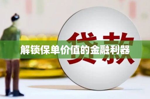 宛城解锁保单价值的金融利器