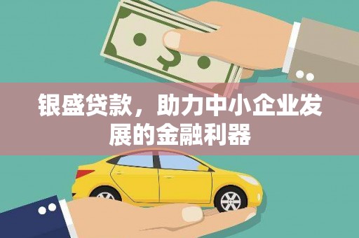 宛城银盛贷款，助力中小企业发展的金融利器