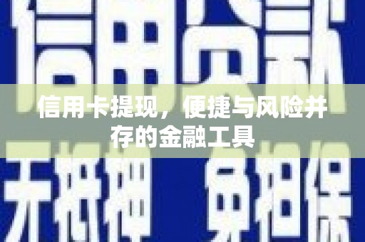 宛城信用卡提现，便捷与风险并存的金融工具