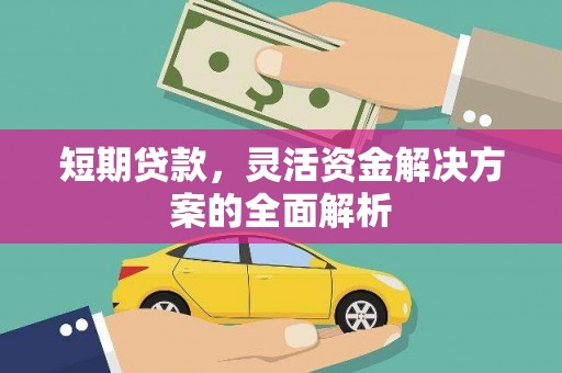 宛城短期贷款，灵活资金解决方案的全面解析