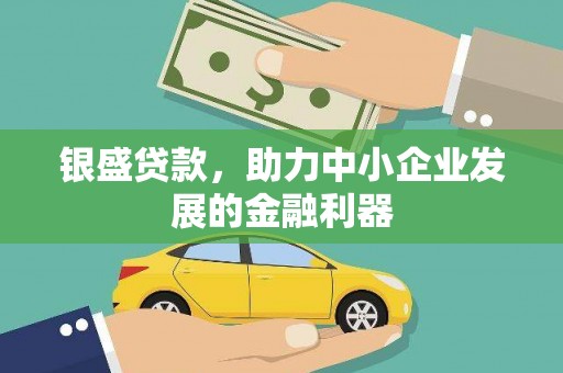 宛城银盛贷款，助力中小企业发展的金融利器