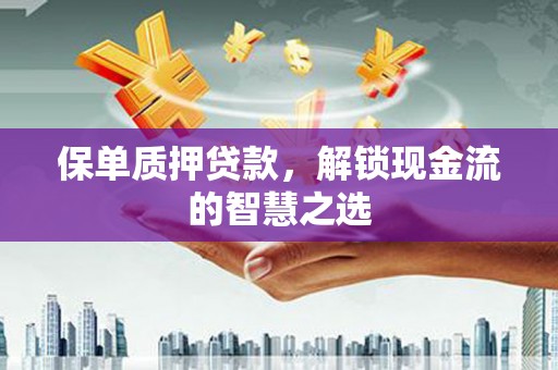 宛城保单质押贷款，解锁现金流的智慧之选