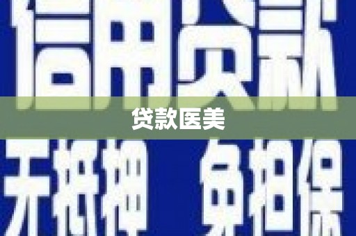 宛城贷款医美
