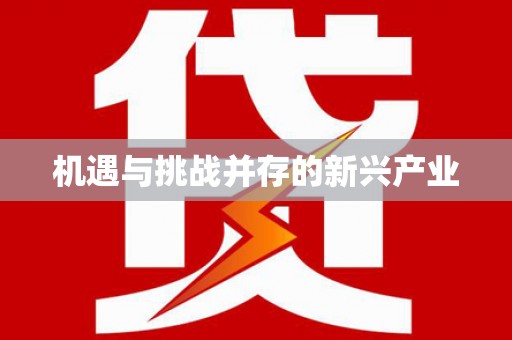 宛城机遇与挑战并存的新兴产业