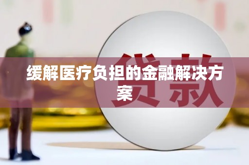 宛城缓解医疗负担的金融解决方案