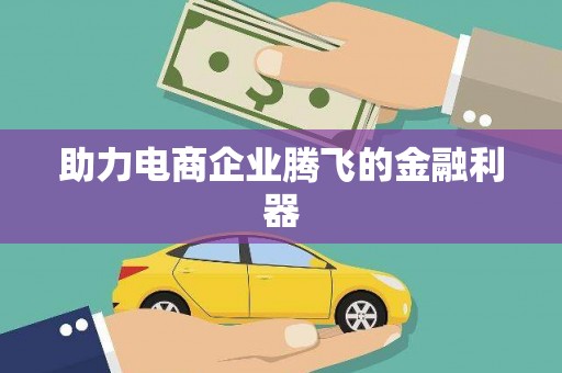 宛城助力电商企业腾飞的金融利器