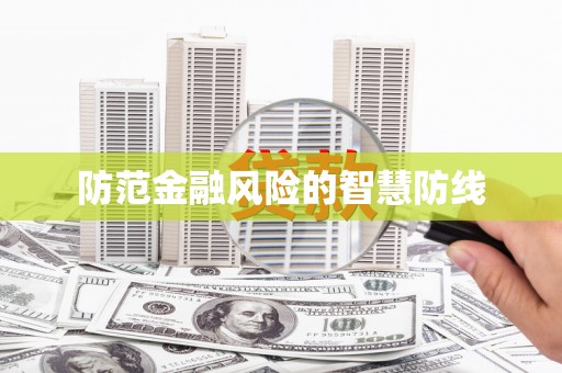 宛城防范金融风险的智慧防线