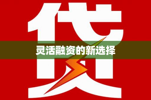 宛城灵活融资的新选择